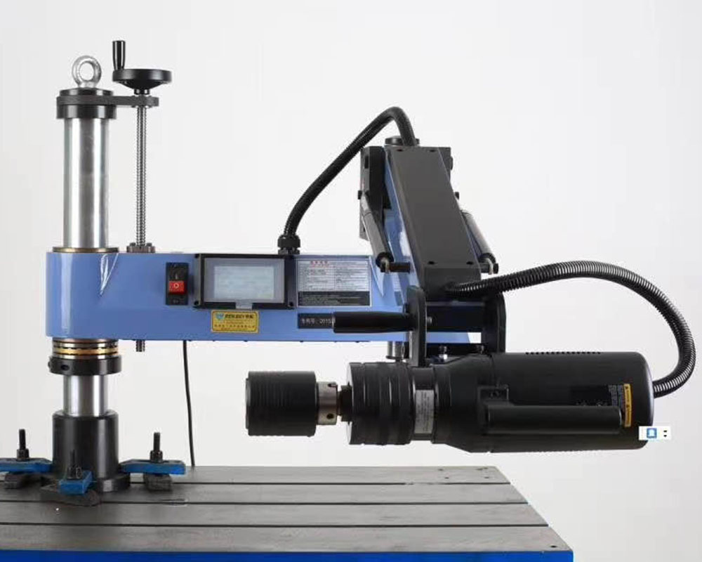 M48 Heavy Duty Electric Tapping Machine High Torque Industrial Thread Tapping Process