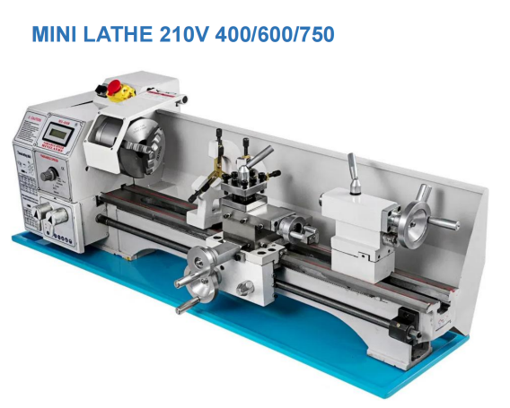 MINI LATHE 210V | Precision Variable Speed Bench Lathe for Professional Turning Applications